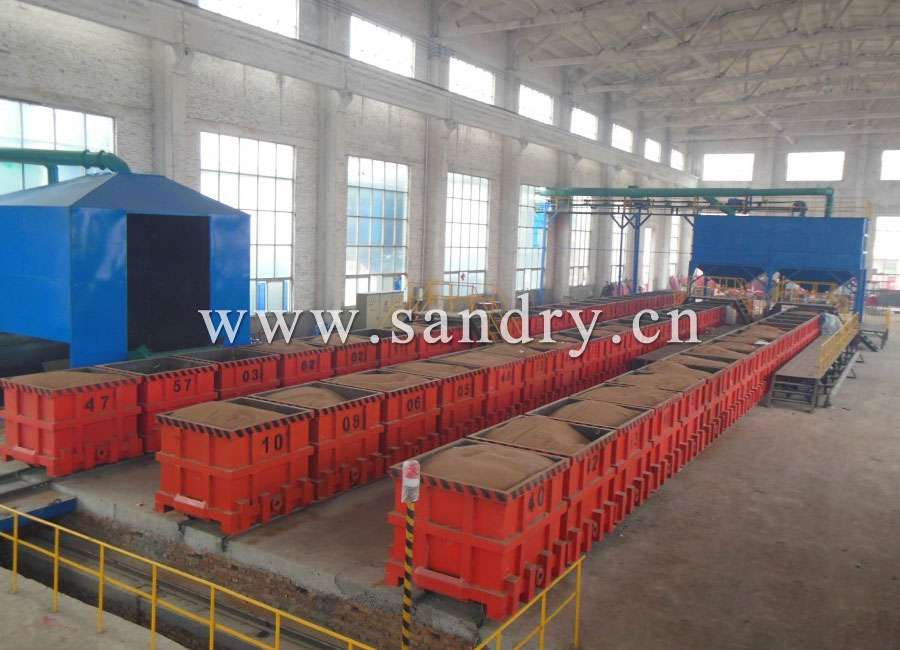 Lost foam sand conditioning