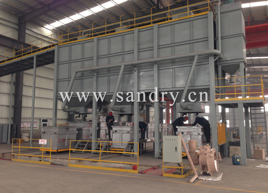 Lost foam sand conditioning