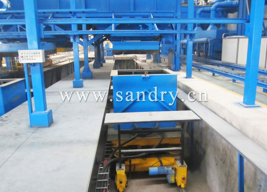 Mobile vibrating table