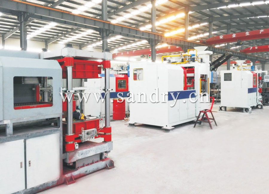 Green sand automatic horizontal flaskless molding machine